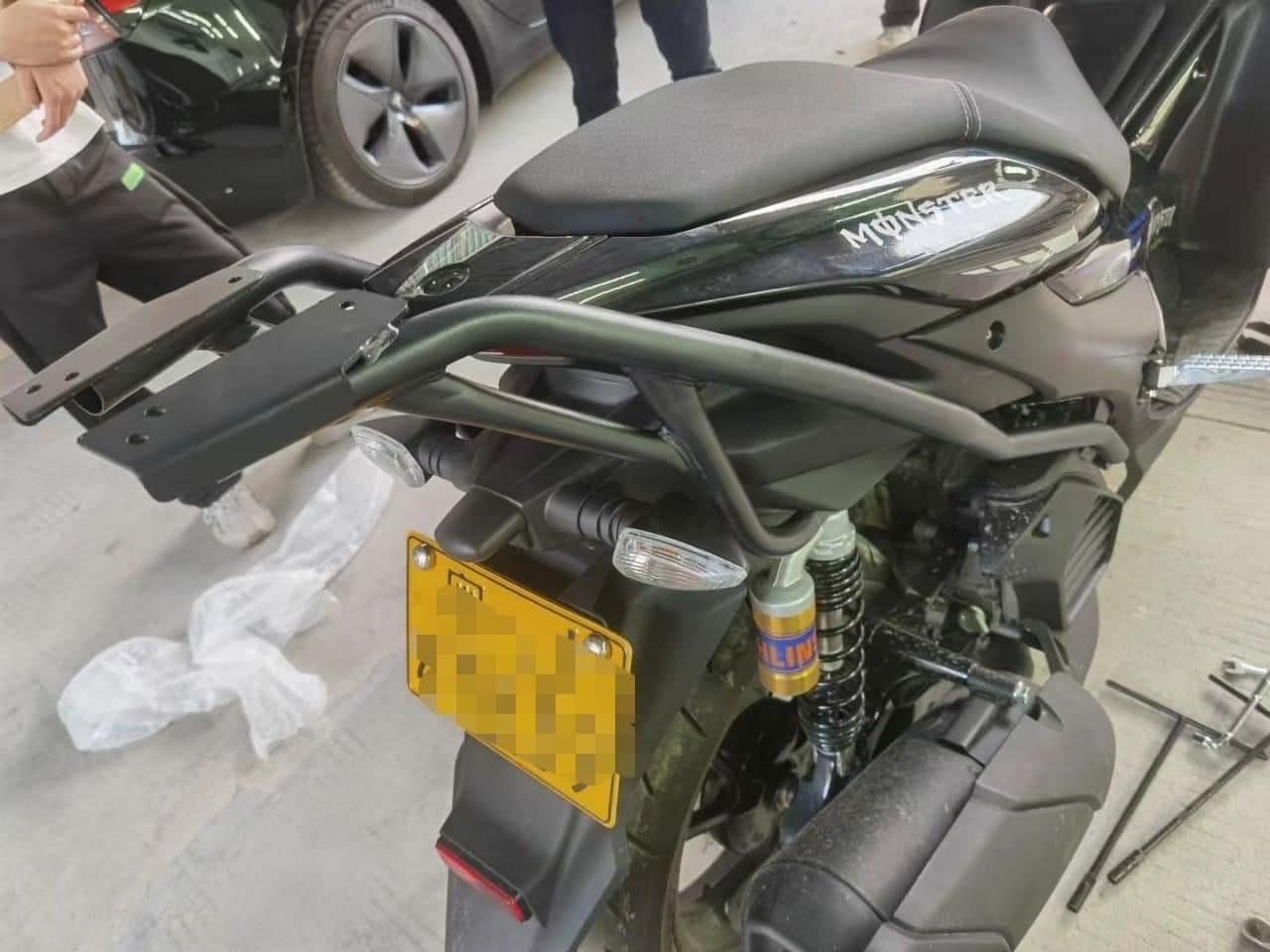 Yamaha Aerox 155 Luggage Rack without Plate - Heavy Duty Imported