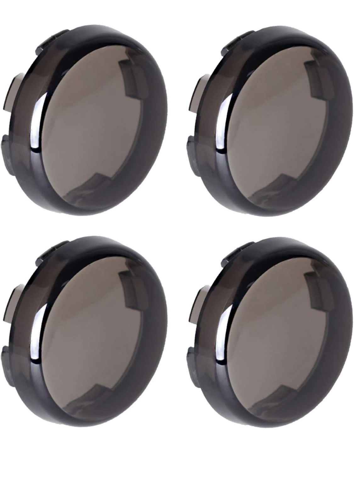 Smoked Indicator Covers for Harley Davidson Bikes Magic Bikers