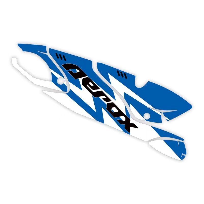 Exhaust cover with Sticker for Yamaha Aerox 155 Blue Magic Bikers