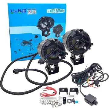 HJG Mercedes Fog Light with Dimmer Switch and Harness Magic Bikers